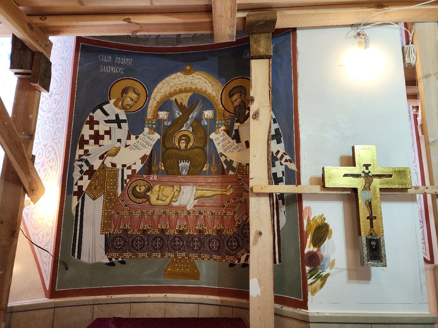 фрязино, роспись храма, иконописец, иконопись,