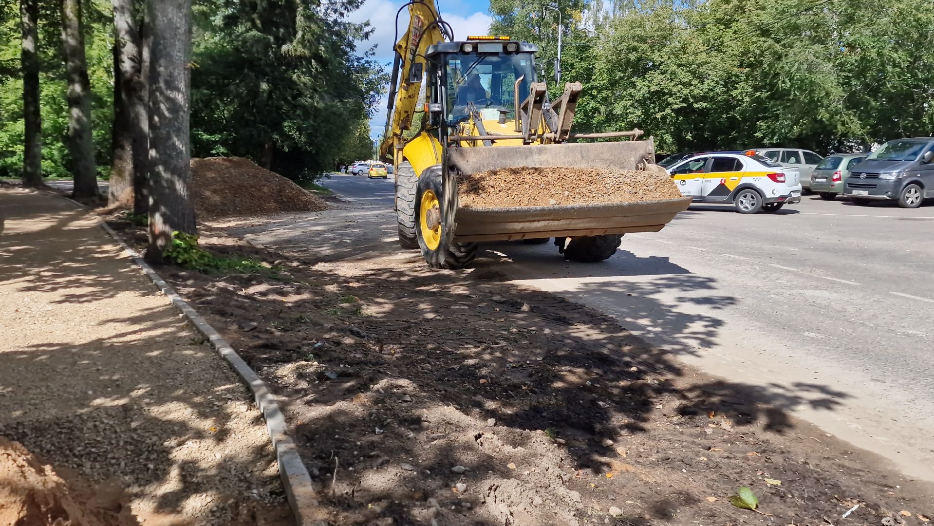 дубна, тротуары, благоустройство,