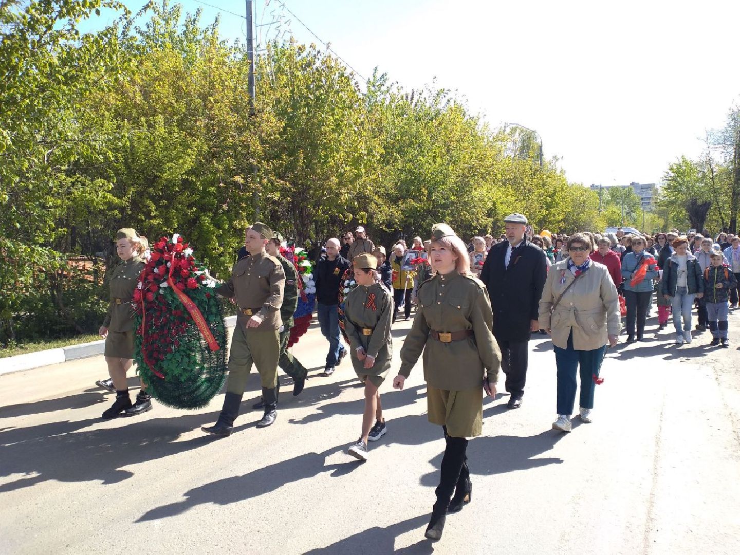 праздник, День Победы, Бессмертный полк, герои, Лосино-Петровский