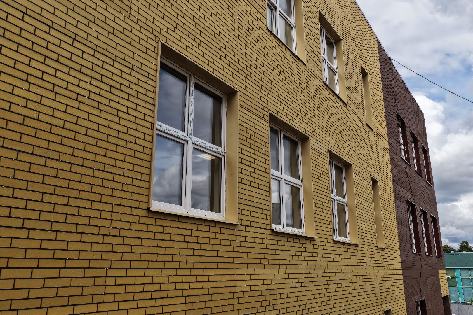 видео с коптера, школа 29 имени забродина, новый корпус школы в подольске,