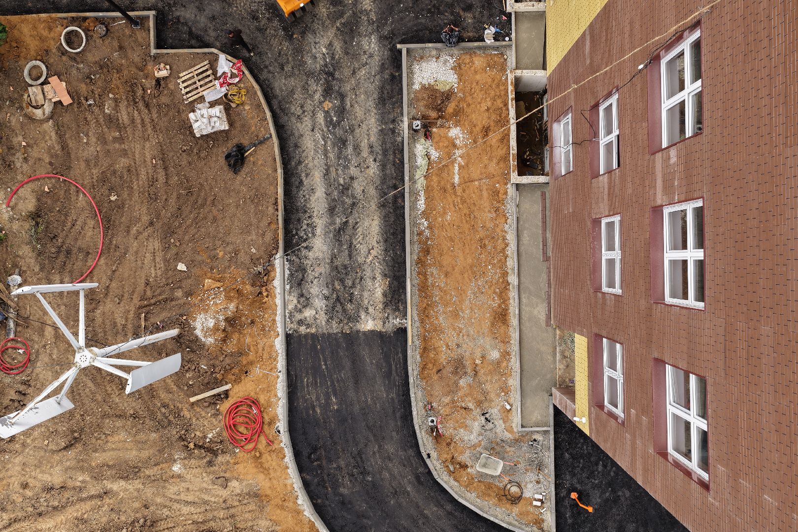 видео с коптера, школа 29 имени забродина, новый корпус школы в подольске,