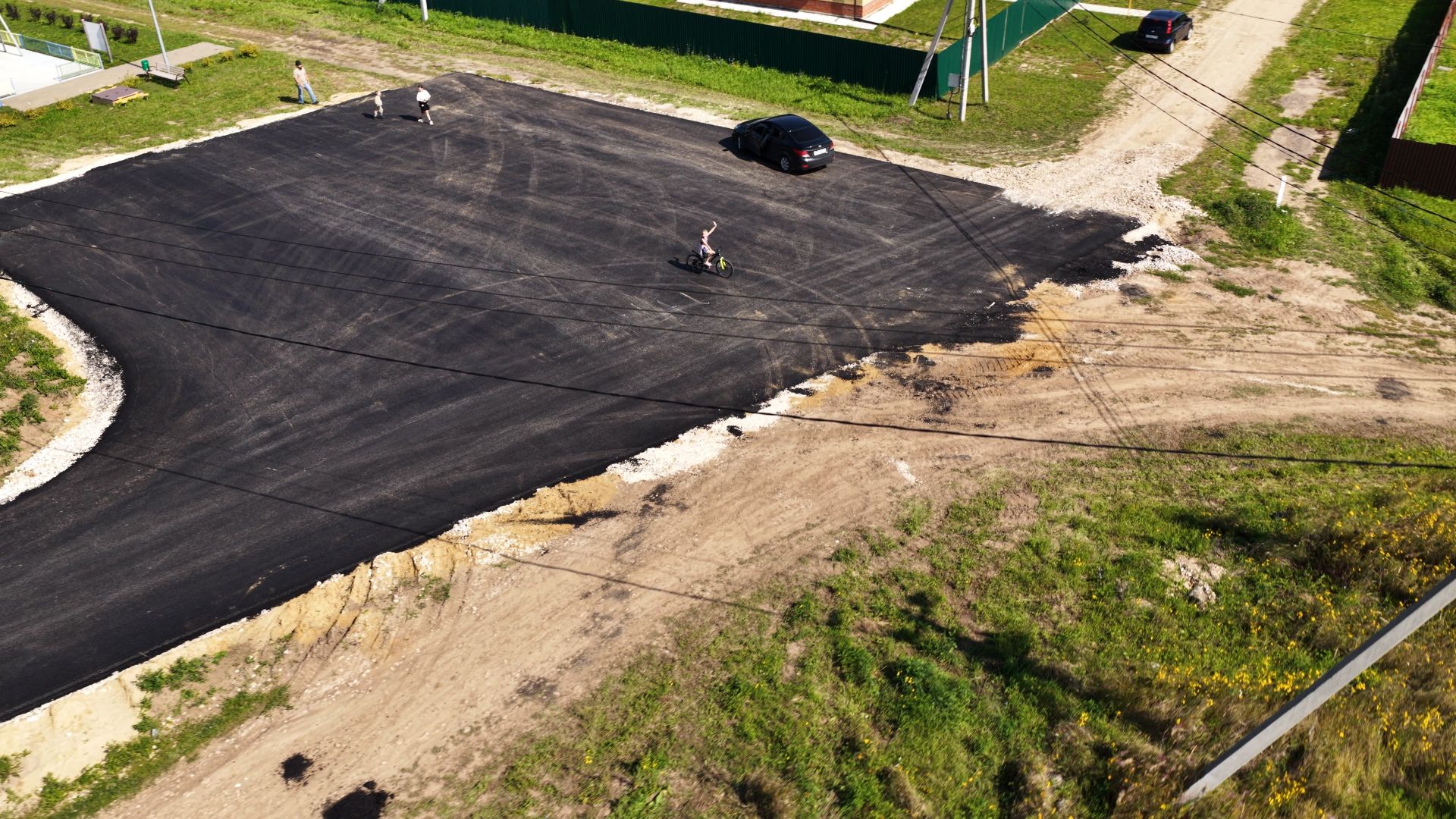 видео с коптера, дороги зарайска,