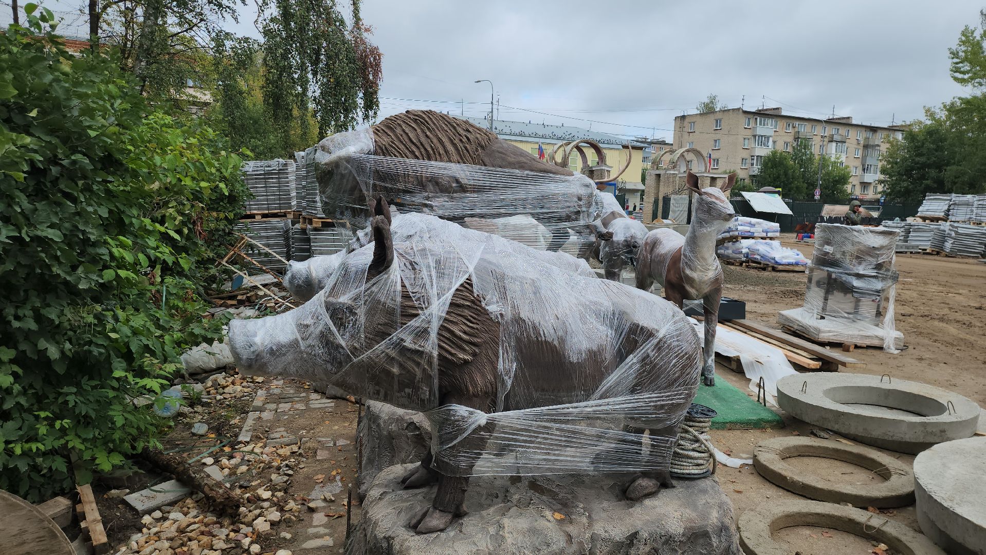 серпухов, подмосковье, парк питомник, реконструция парка,