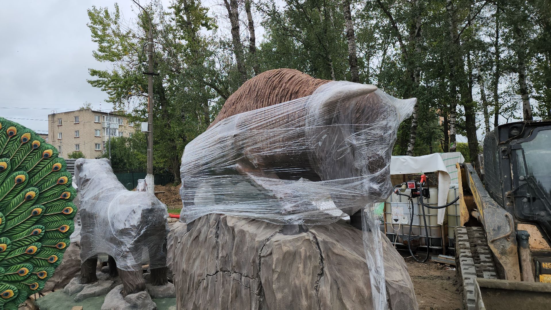 серпухов, подмосковье, парк питомник, реконструция парка,