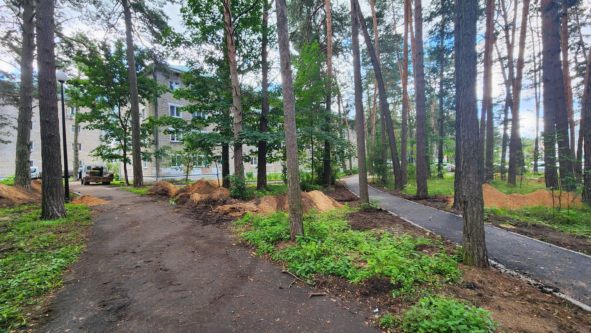 кбдт в протвино, благоустройство, уличное освещение,