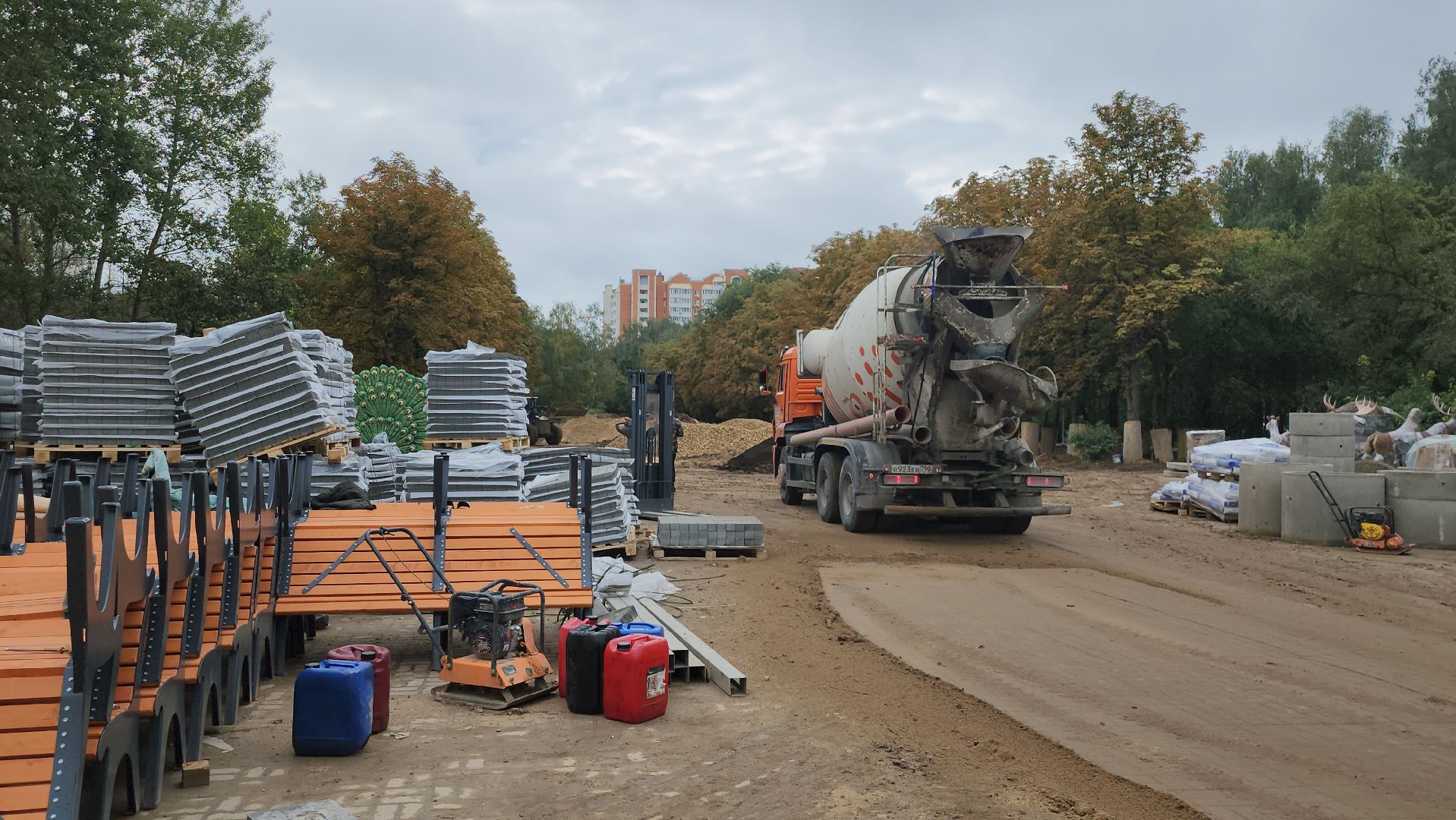 серпухов, подмосковье, реконструкция парка, парк питомник,