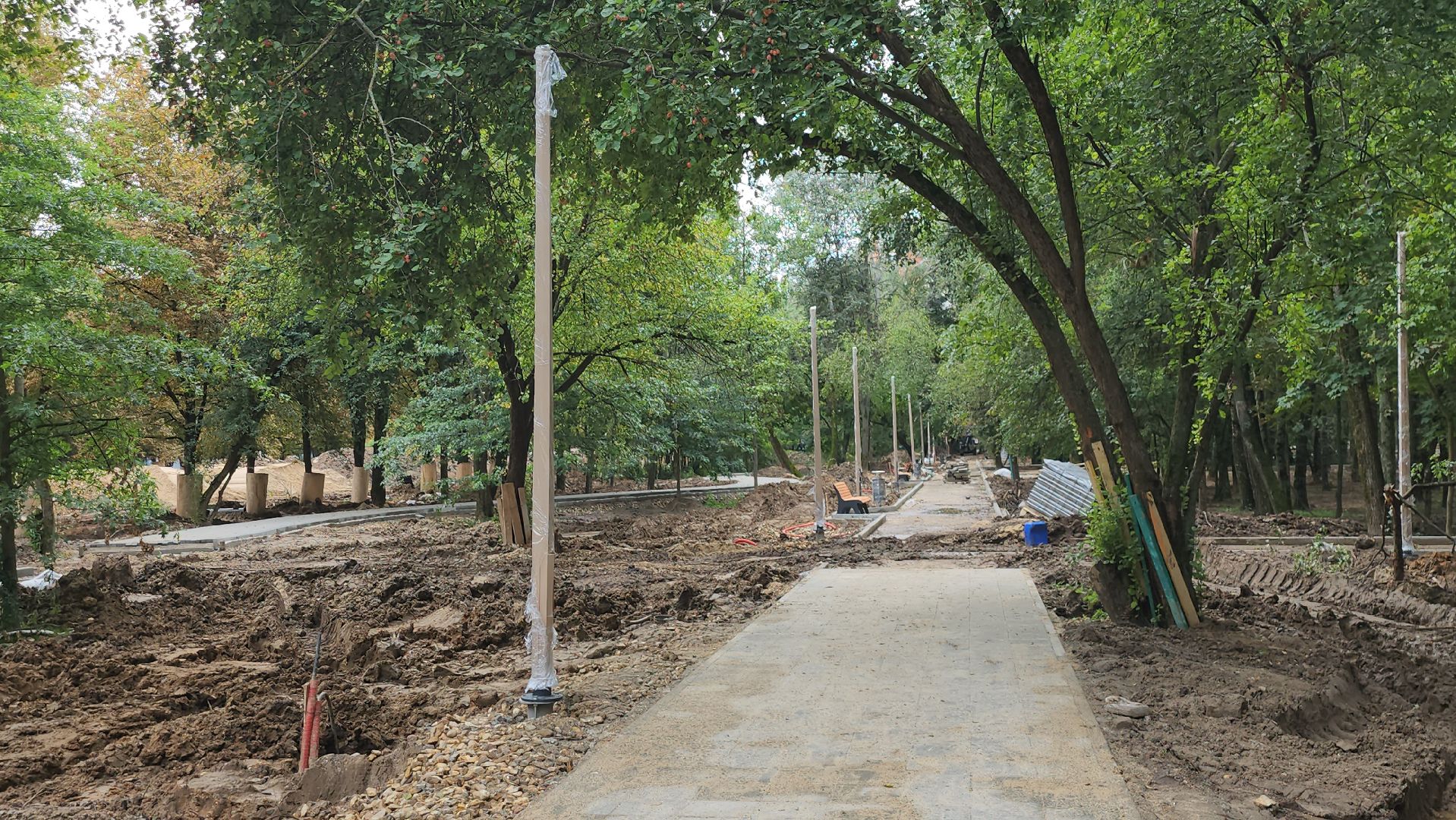 серпухов, подмосковье, реконструкция парка, парк питомник,