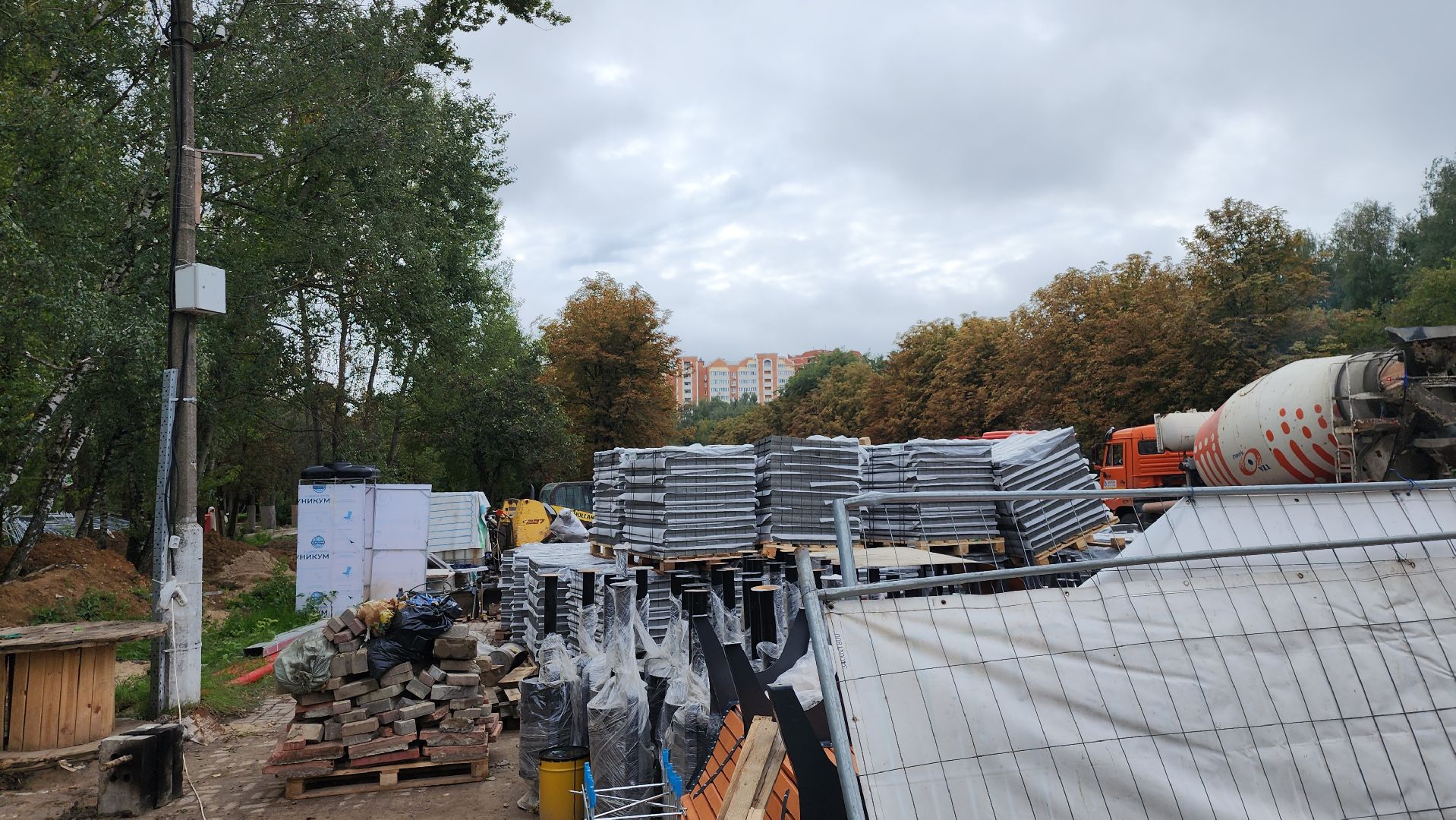 серпухов, подмосковье, реконструкция парка, парк питомник,