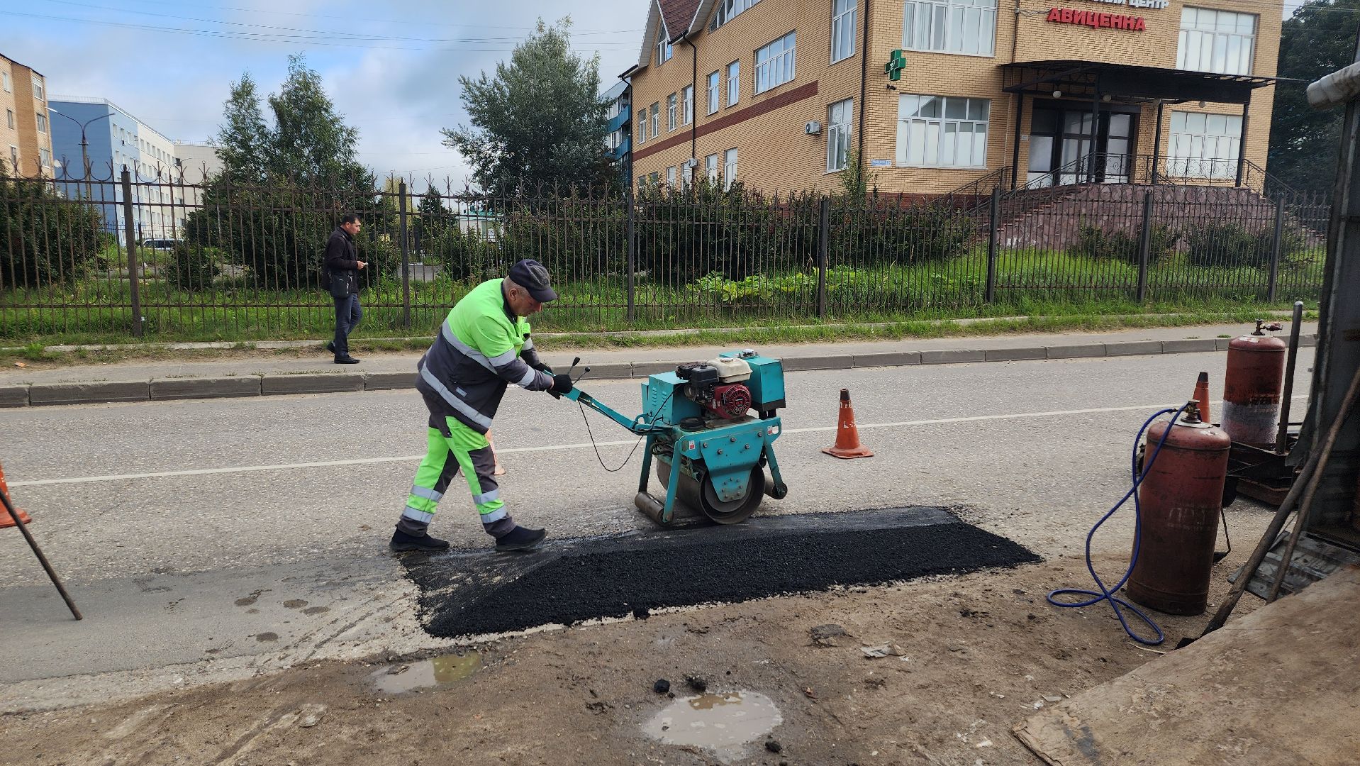 волоколамск, ямочный ремонт дорог, добродел,