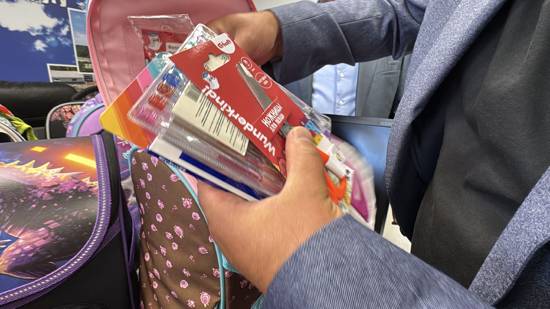 Общественный совет полиции, Одинцовское управление полиции, Портфели детям полицейских,