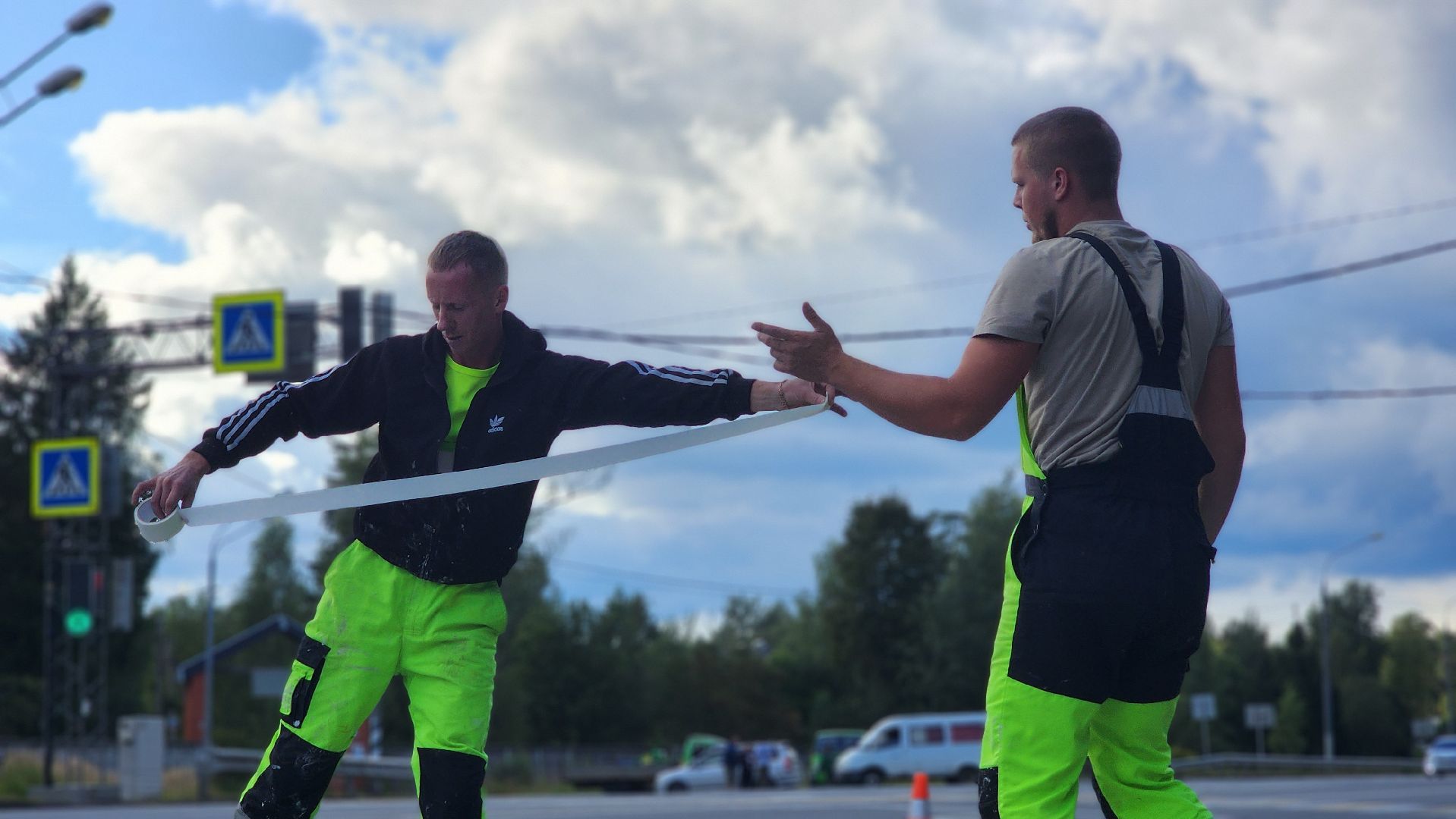 солнечногорск, ленинградское шоссе, дорожная разметка, дороги,