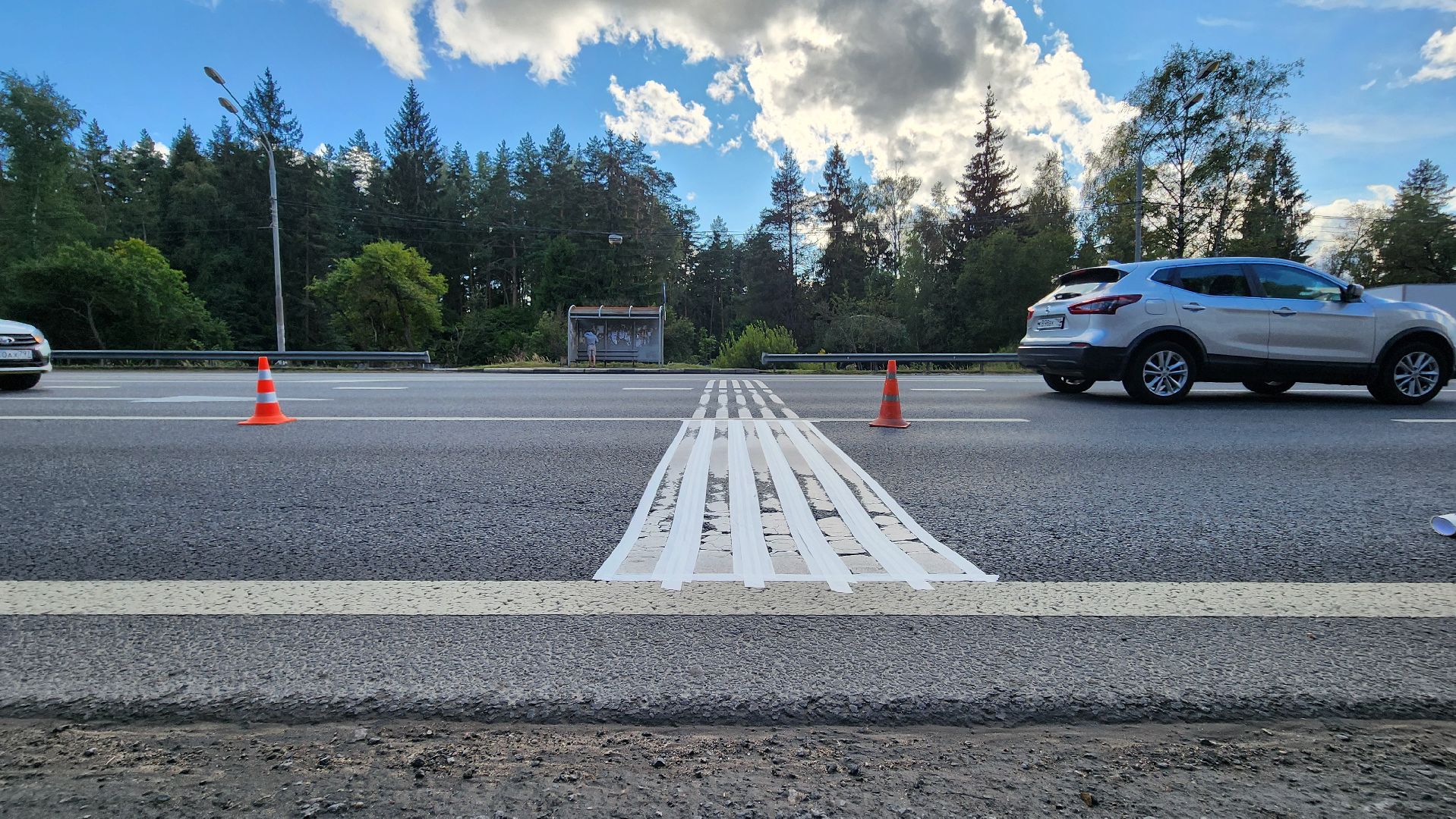 солнечногорск, ленинградское шоссе, дорожная разметка, дороги,
