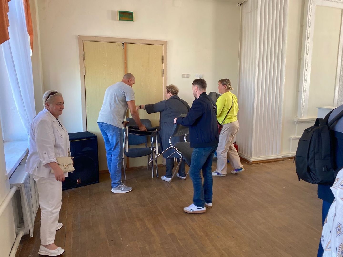 МЧС учения в школе 11 в Балашихе,