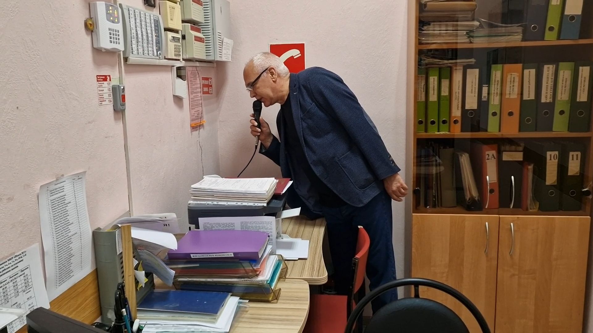 МЧС учения в школе 11 в Балашихе,