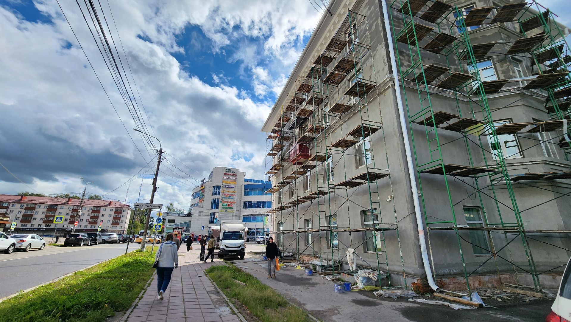 солнечногорск, советская улица, капремонт фасада, жкх,