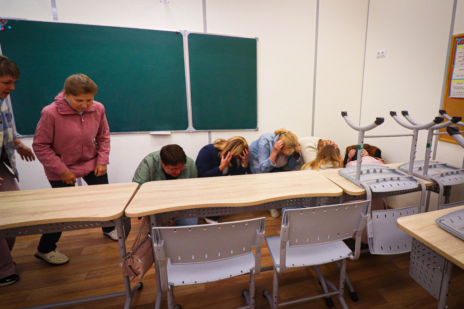 клин, образование, безопасность, антитеррористические учения, школы,