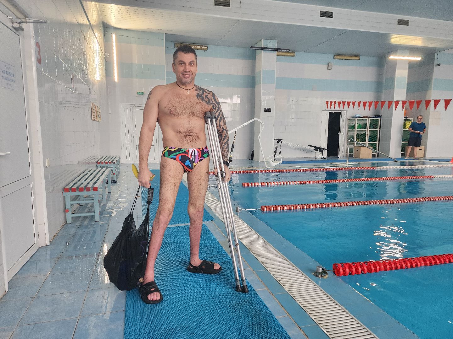 фрязино, зимнее плавание, арктика, паралимпийцы, заплыв,