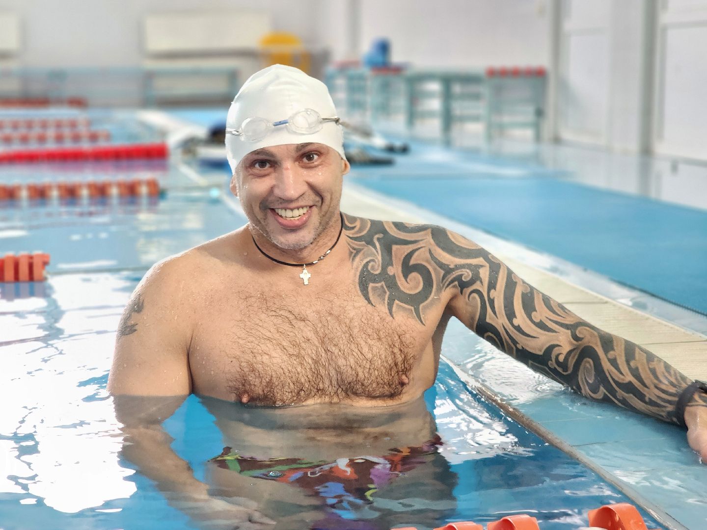 фрязино, зимнее плавание, арктика, паралимпийцы, заплыв,