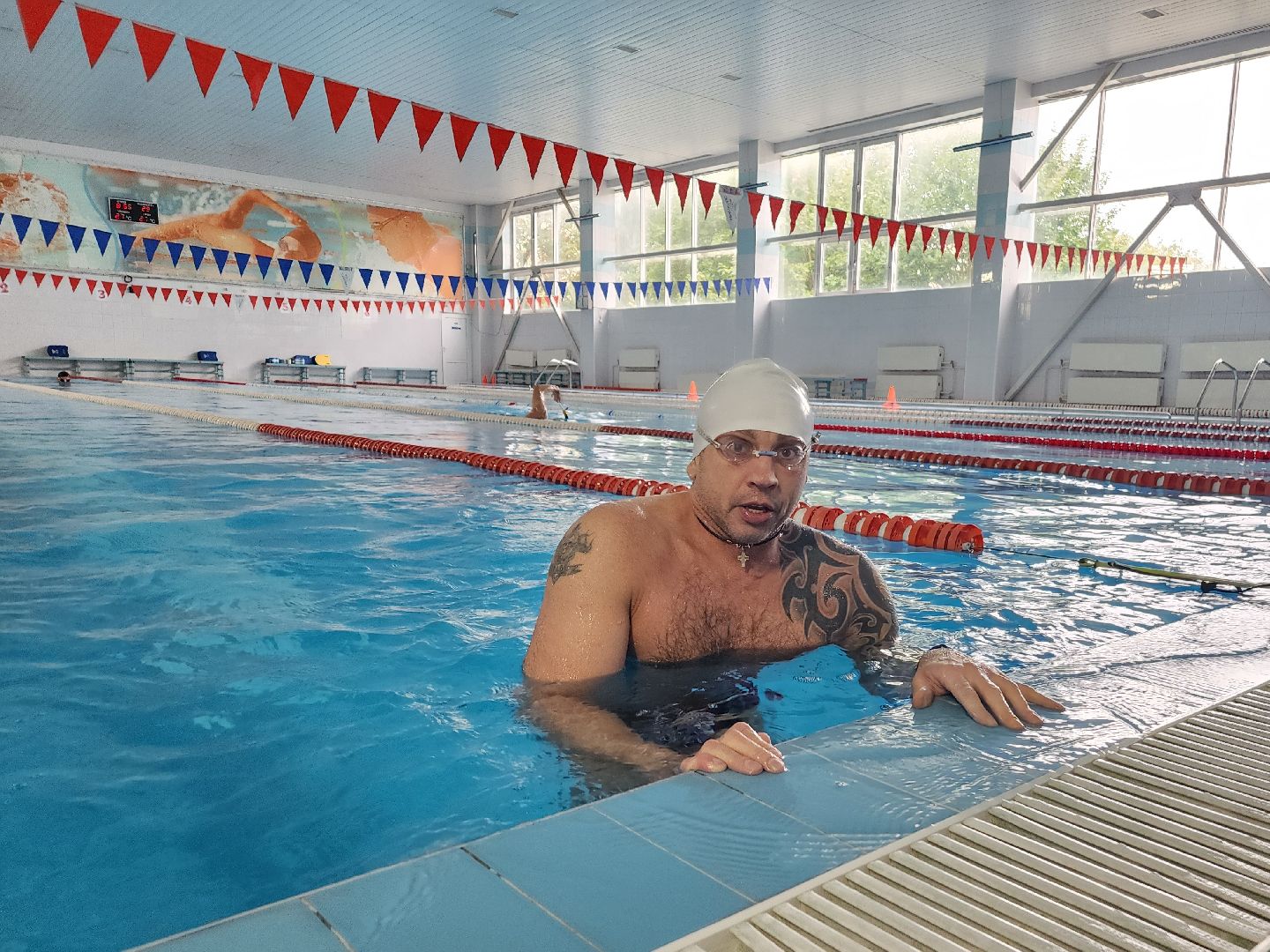 фрязино, зимнее плавание, арктика, паралимпийцы, заплыв,