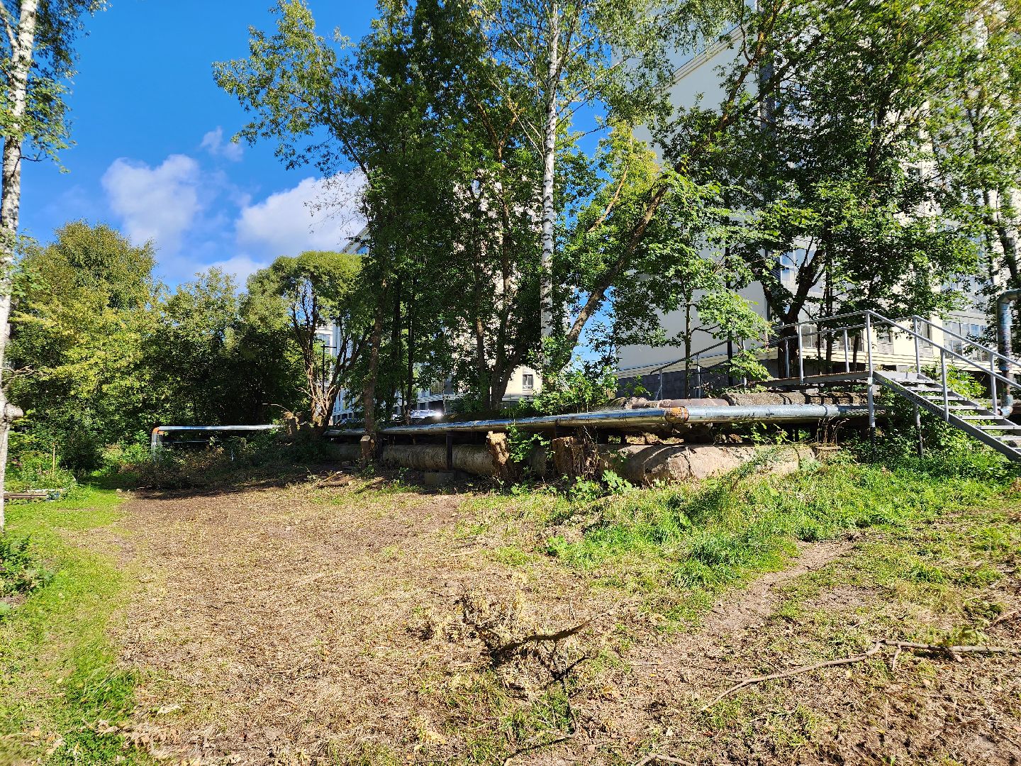 сергиево-посадский городской округ, хотьково, благоустройство, опиловка деревьев, уборка територии,