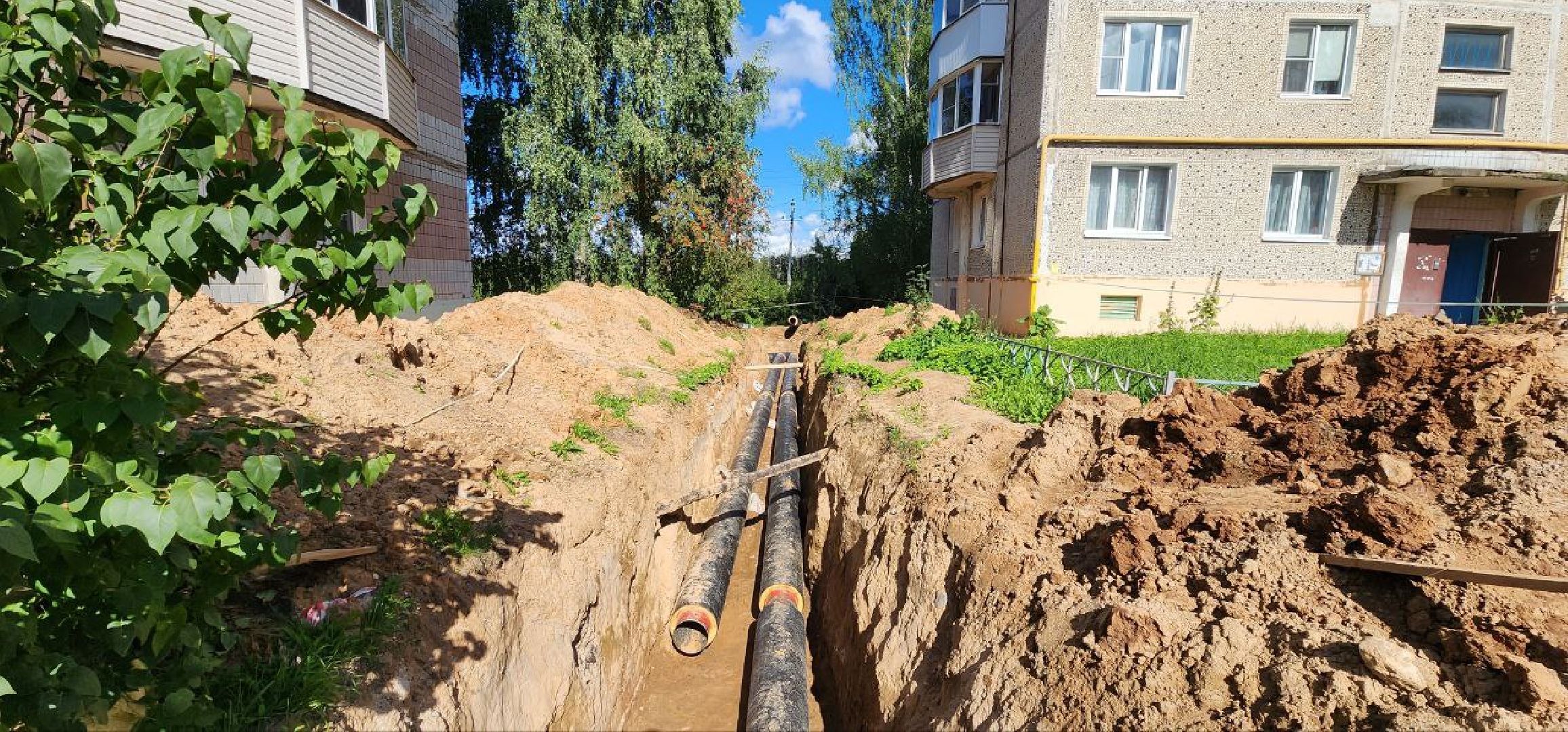 Дмитров, Ремонт тепловых сетей, Микрорайон Внуковский, Минэнерго, МинЖКХ,