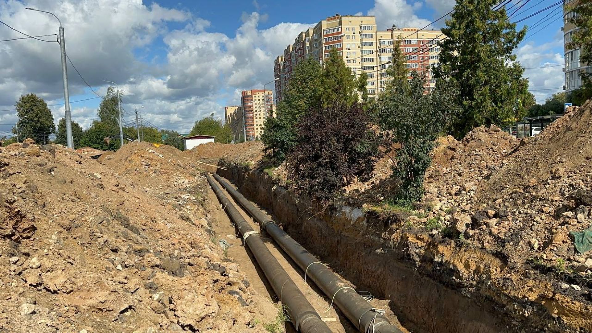 ремонт тепловых сетей, домодедово, жкх,