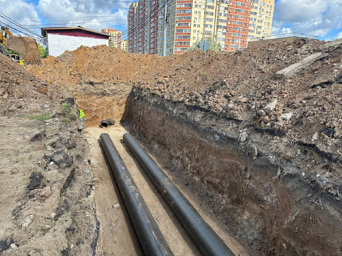 ремонт тепловых сетей, домодедово, жкх,