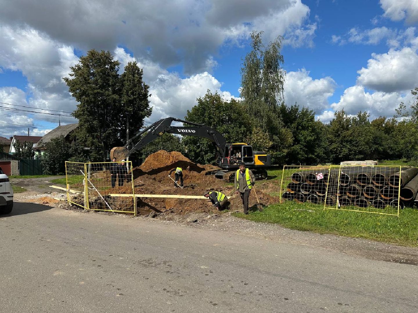 ремонт тепловых сетей, домодедово, жкх,