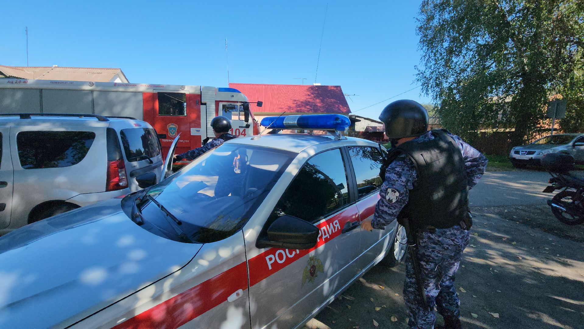 кашира, школа 9, учения, полиция, росгвардия, антитеррористическая безопасность, безопаность, скорая помощь, мособлпожспас,