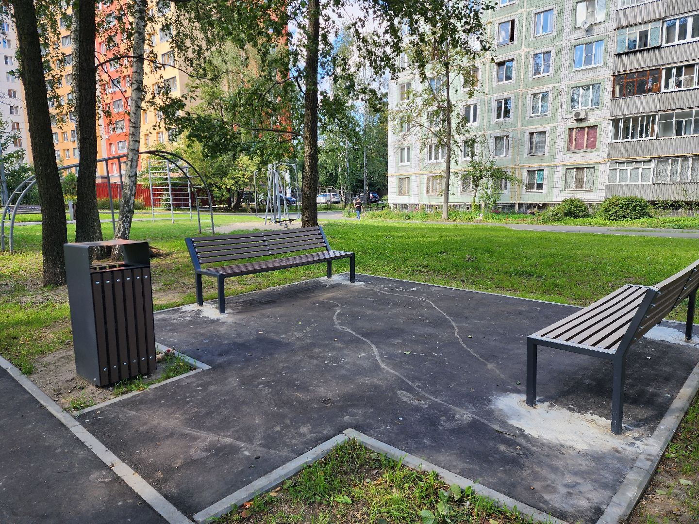 раменское, благоустройство, комплексное благоустройство дворов многоквартирных домов , улица свободы 6-10,