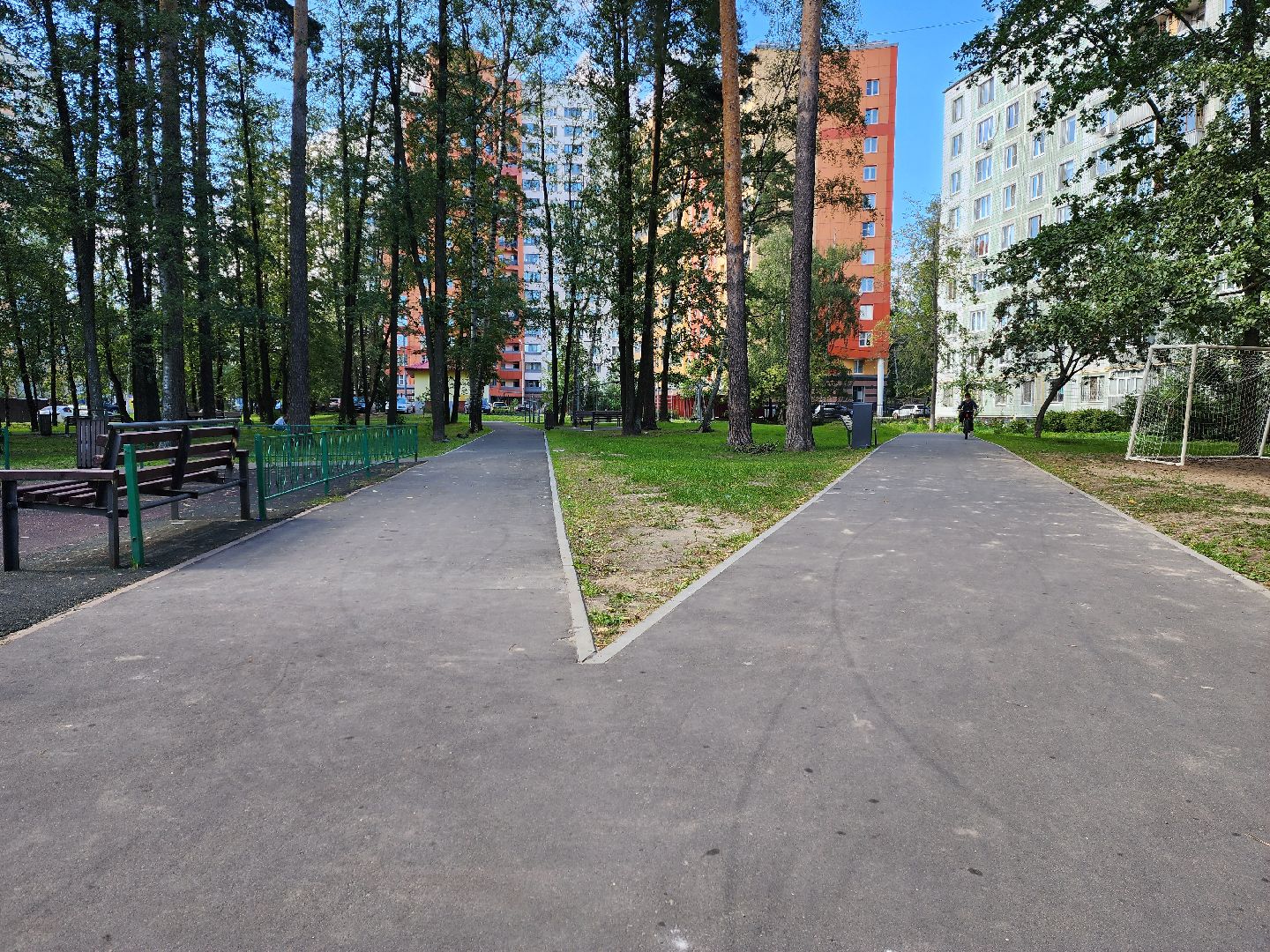 раменское, благоустройство, комплексное благоустройство дворов многоквартирных домов , улица свободы 6-10,