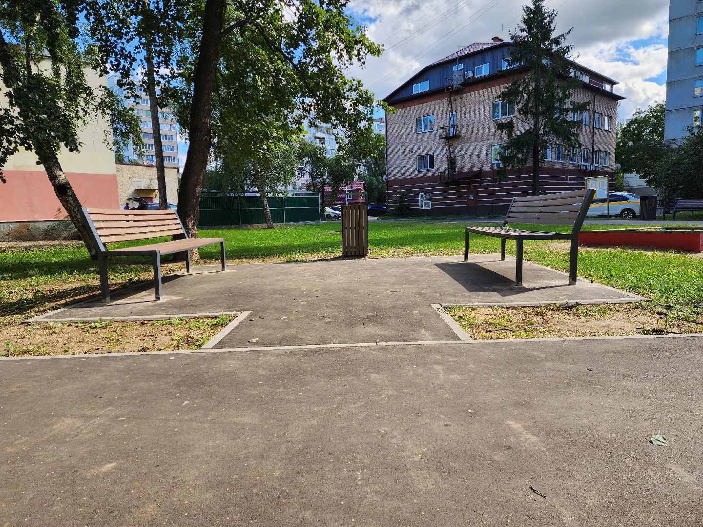 раменское, благоустройство, комплексное благоустройство дворов многоквартирных домов , улица свободы 6-10,