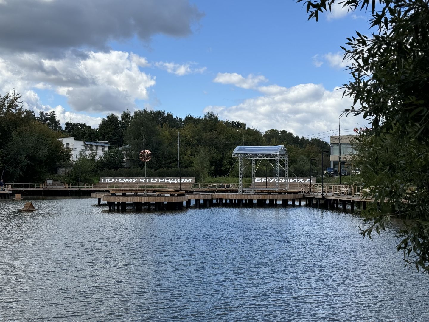 ленинский городской округ, малый тарычевский пруд, установка фонтана, плавающий фонтан,