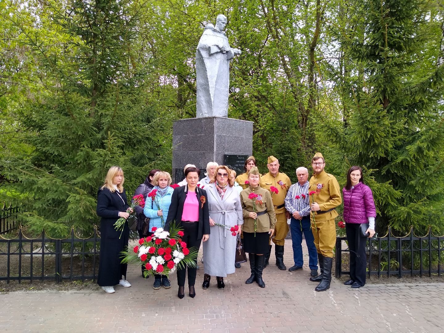 Раменское, День Победы, возложение цветов
