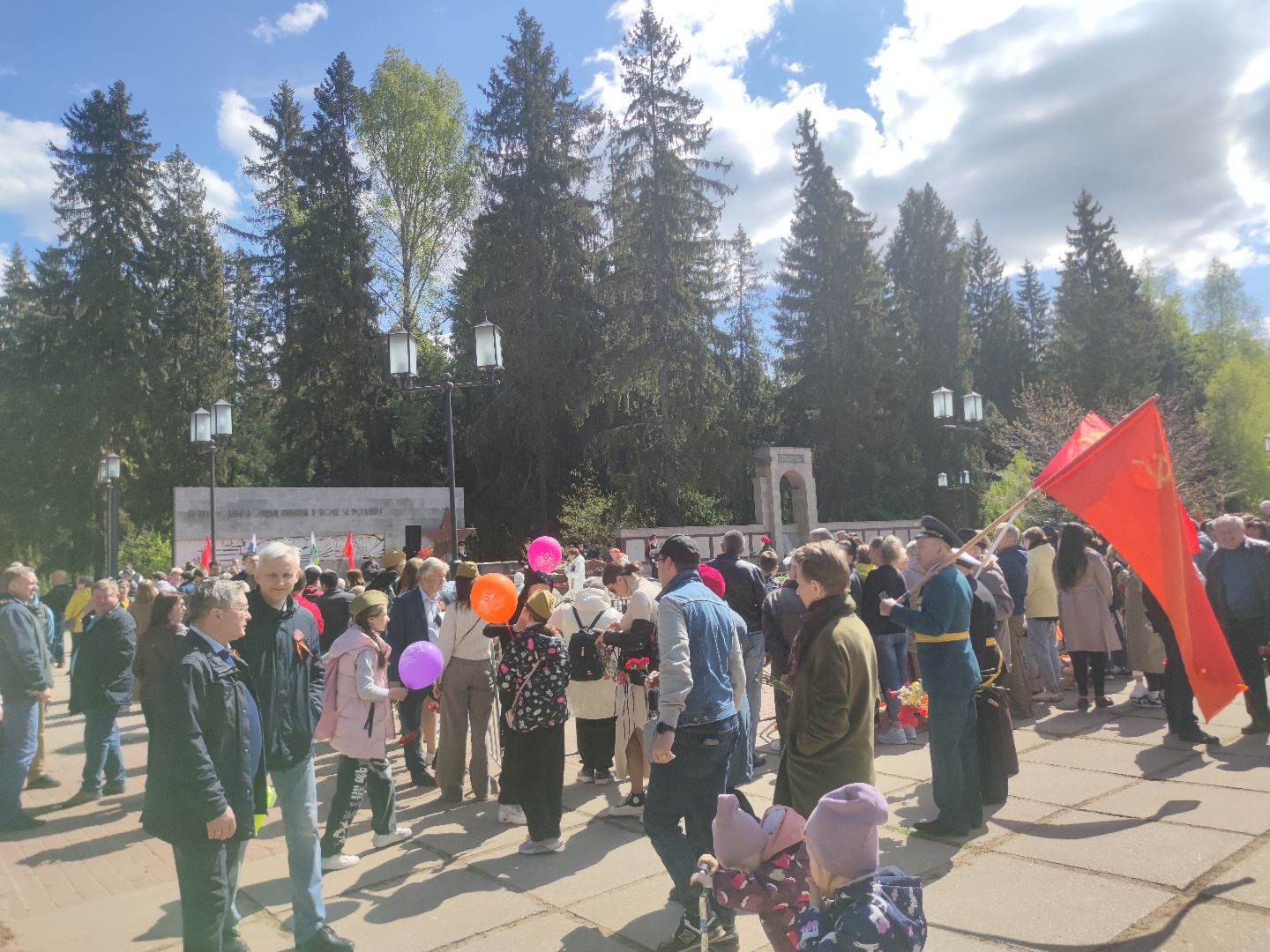 Митинг, День Победы, Дубна