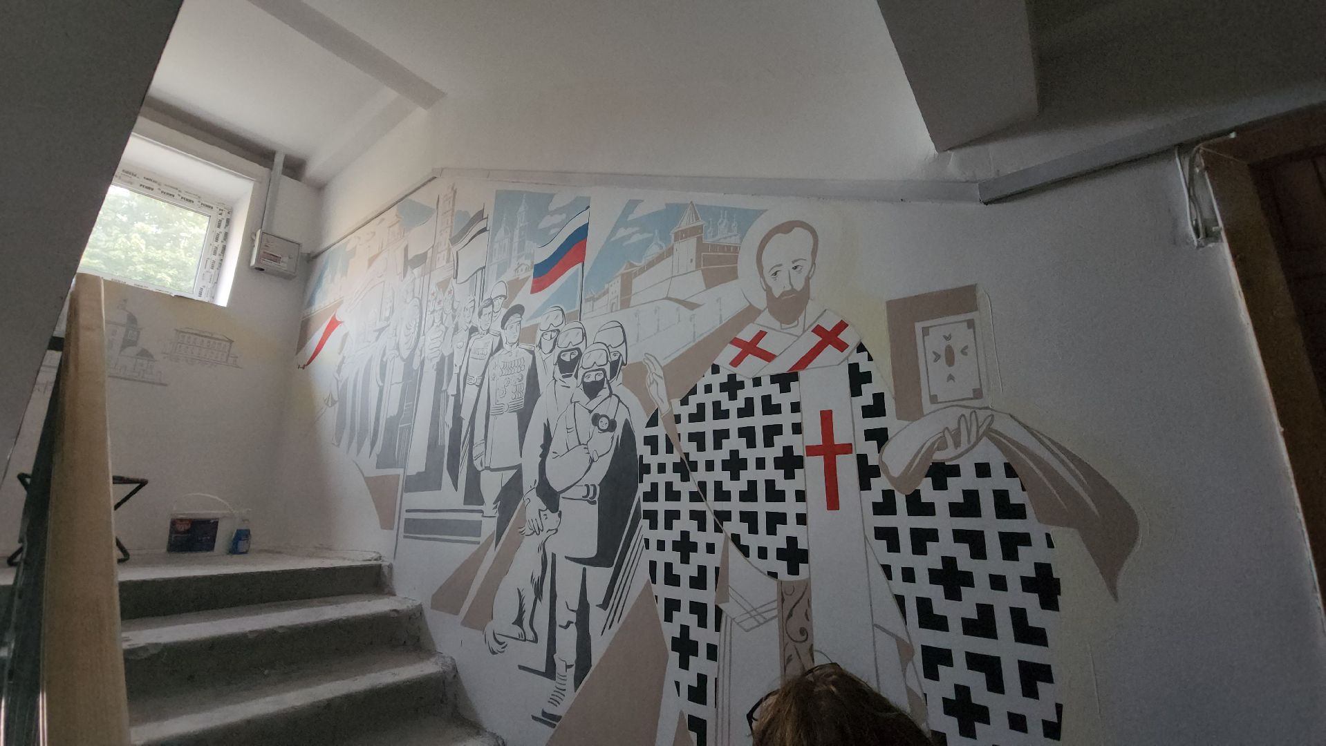 Зарайск, Подъезд-музей в Зарайске, Ремонт подъезда,