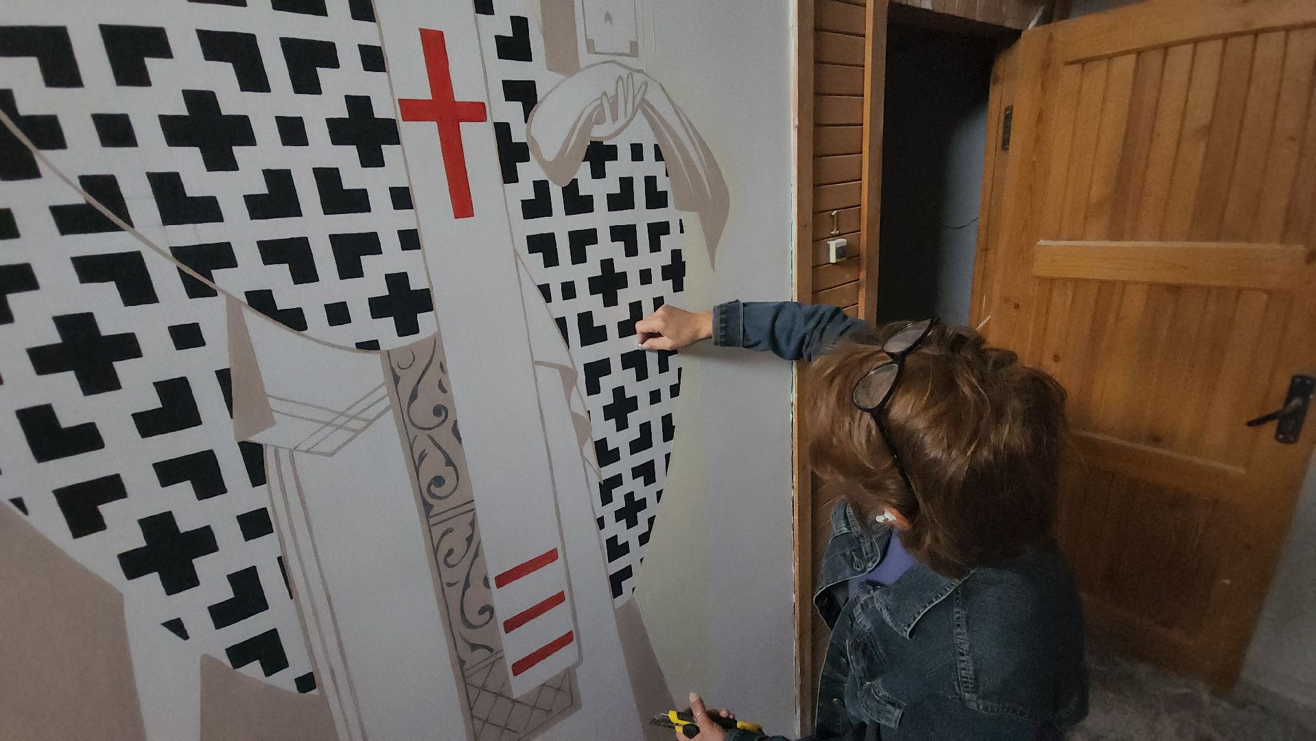 Зарайск, Подъезд-музей в Зарайске, Ремонт подъезда,