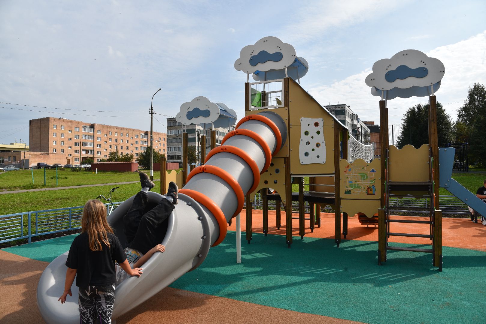 лотошино, благоустройство, формирование комфортной городской среды, детская площадка,