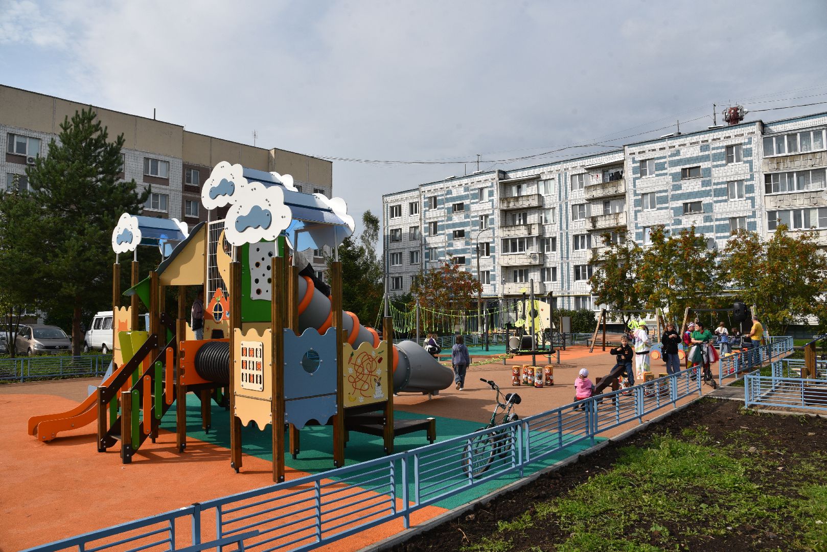 лотошино, благоустройство, формирование комфортной городской среды, детская площадка,