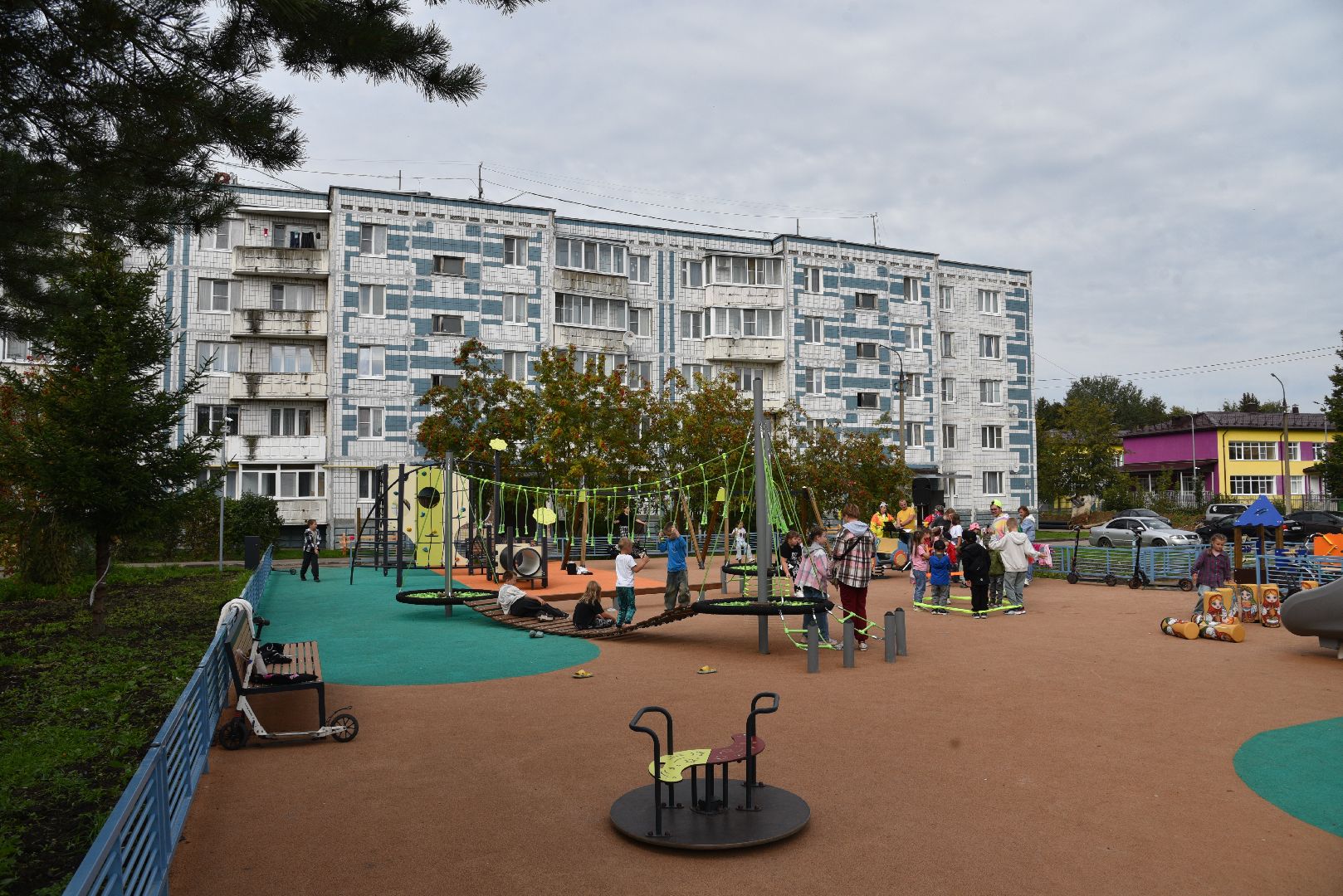 лотошино, благоустройство, формирование комфортной городской среды, детская площадка,