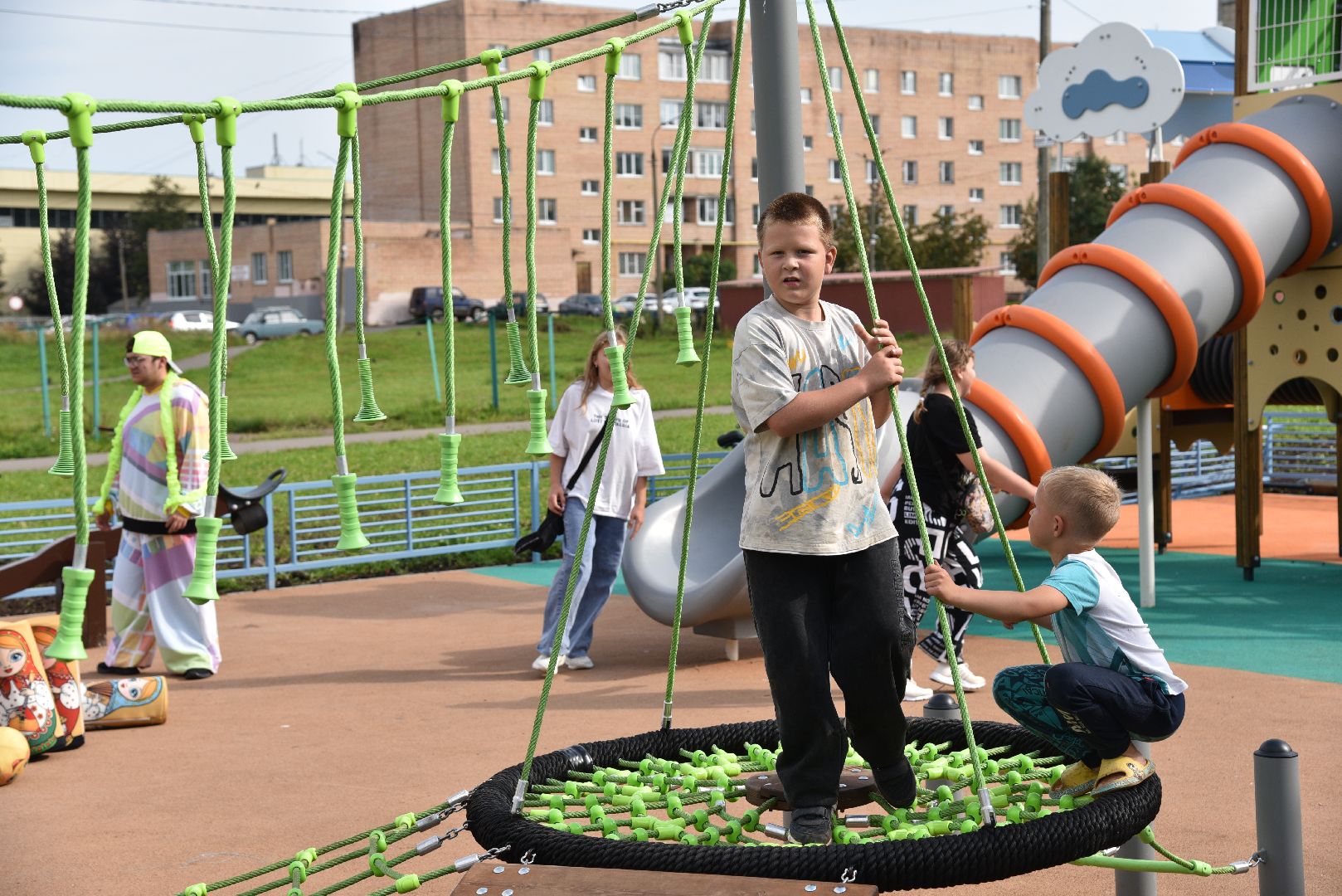 лотошино, благоустройство, формирование комфортной городской среды, детская площадка,