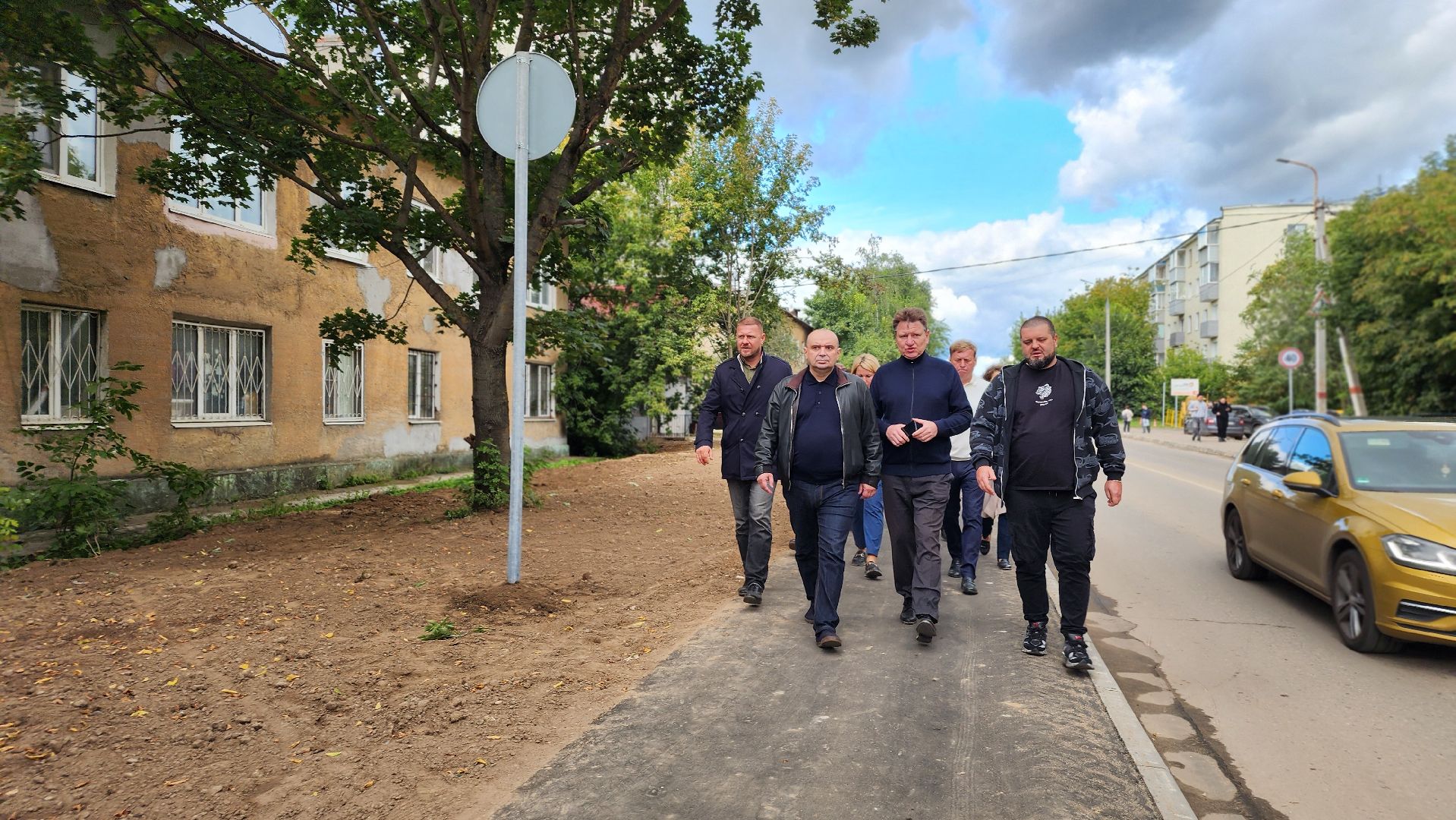 жкх, благоустройство, дорога, дорожная разметка, лосино-петровский,