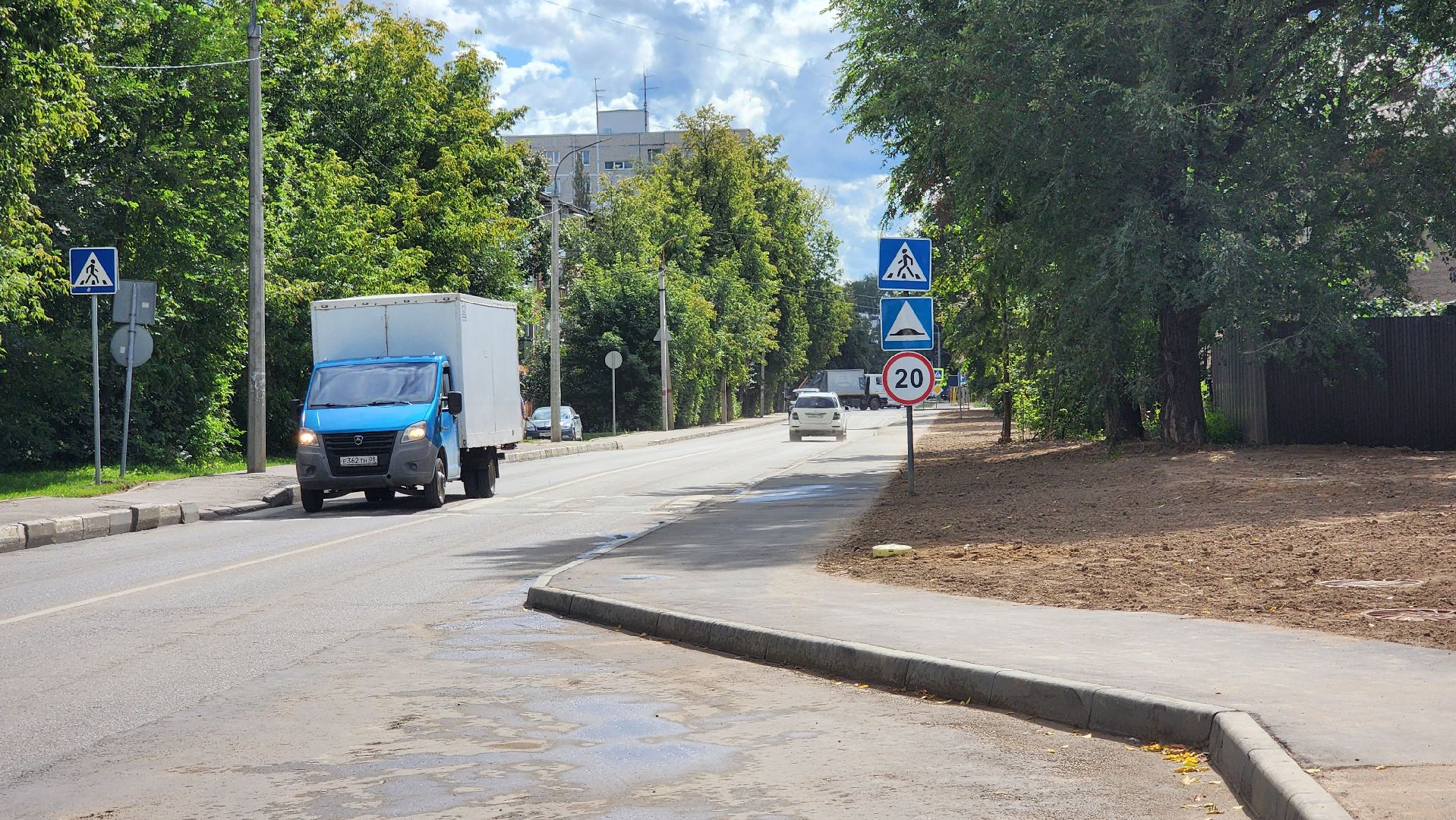 жкх, благоустройство, дорога, дорожная разметка, лосино-петровский,