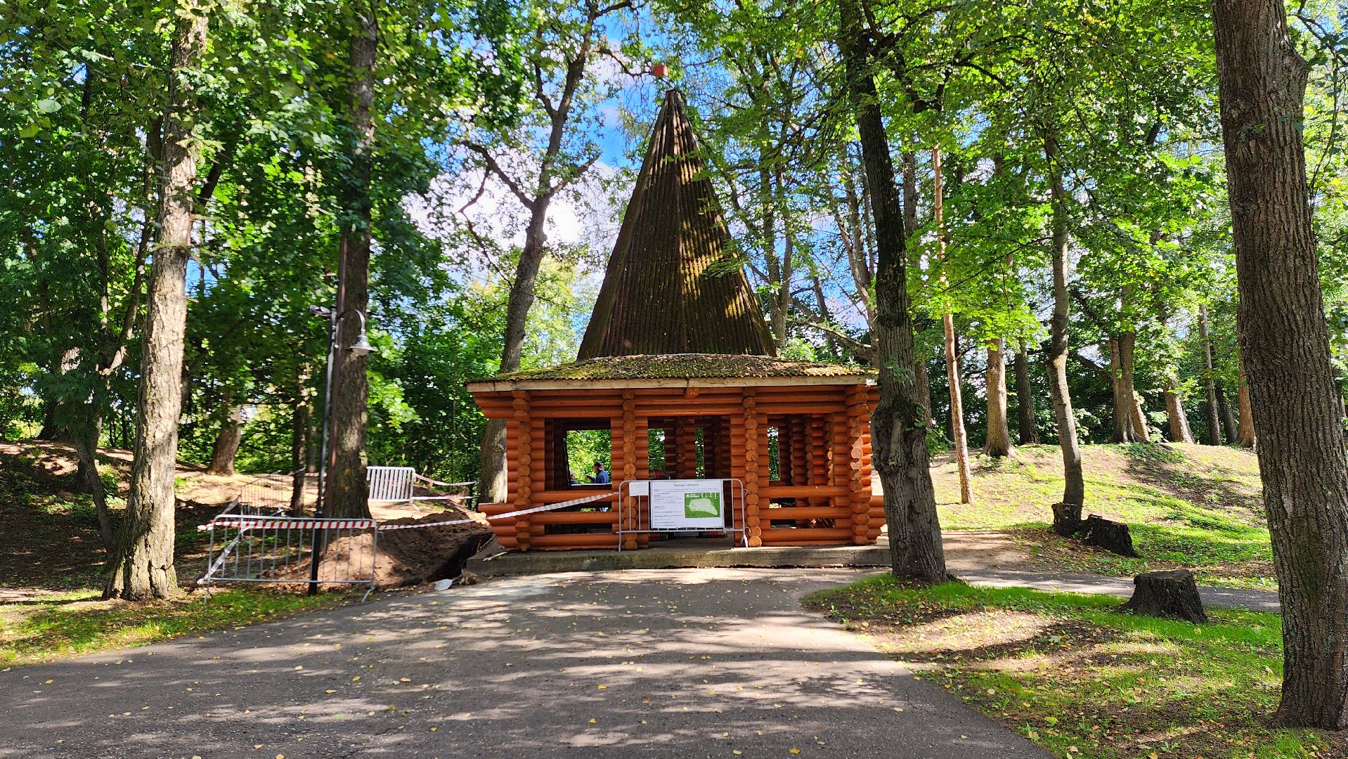 руза, институт археологии ран, городок, ремонт лестницы,