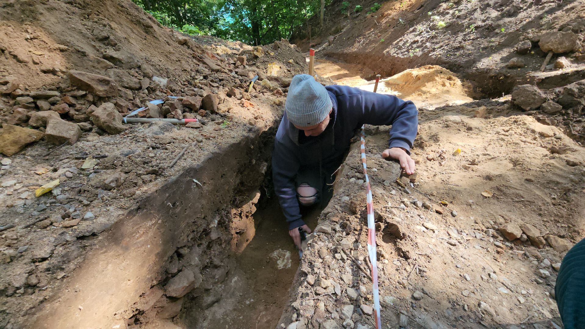 руза, институт археологии ран, городок, ремонт лестницы,