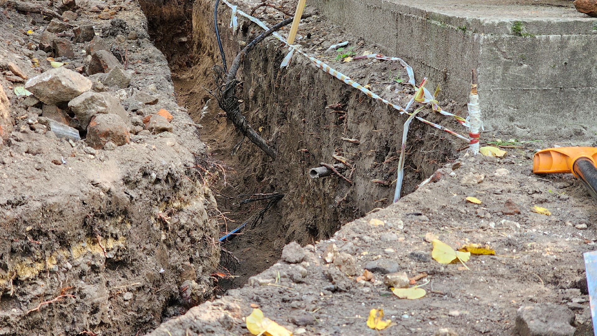 руза, институт археологии ран, городок, ремонт лестницы,