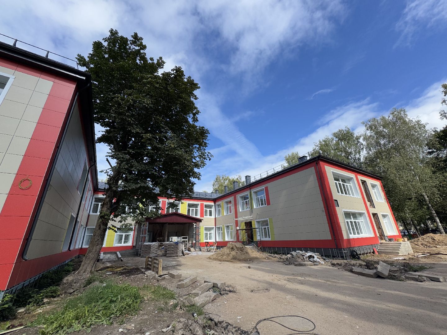 шаховская, капитальный  ремонт, капитальный ремонт детского сада,