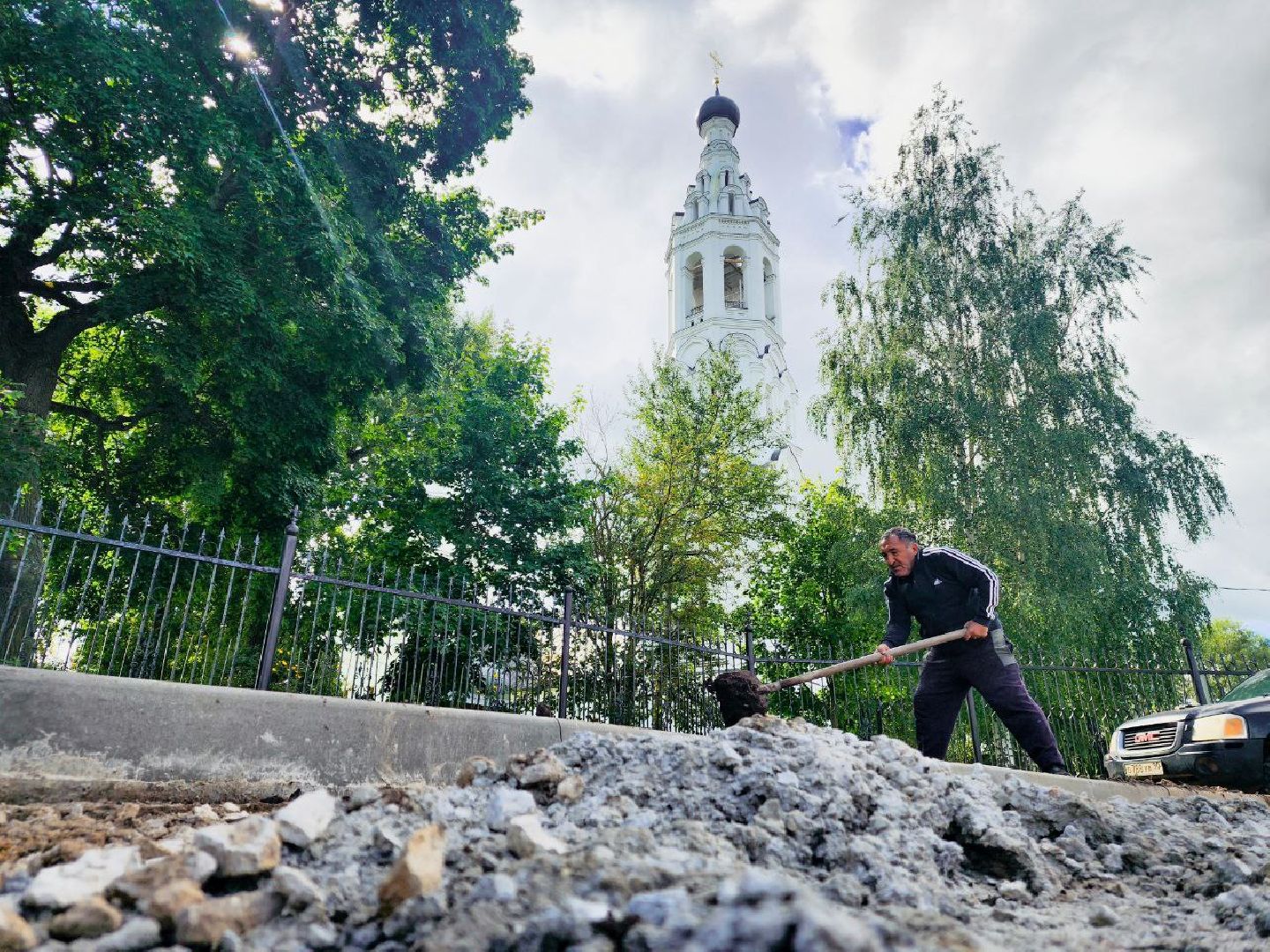 пущино, серпухов, липицы, заочье, ремонт дорог, дорога к храму,