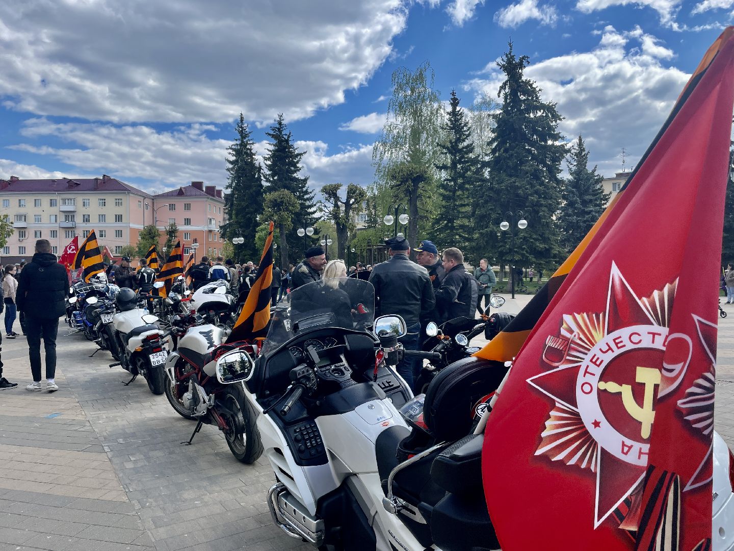 Клин, День Победы, автопробег, память