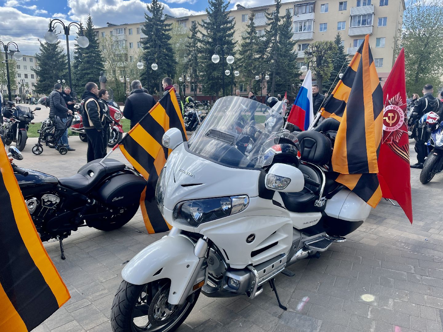 Клин, День Победы, автопробег, память